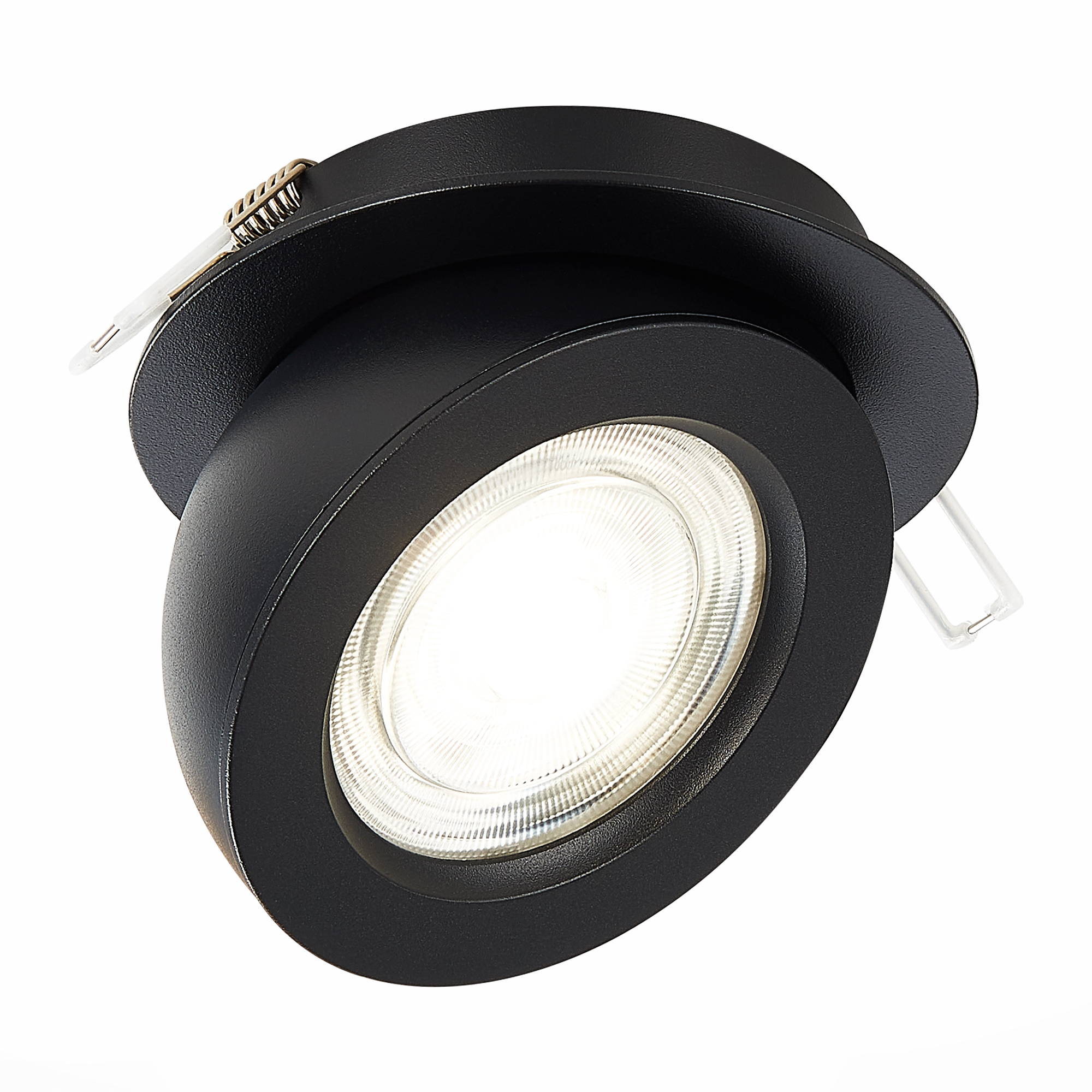 ST654.438.10 Св-к встр. Черный LED 1*10W 3000K 850Lm Ra>90 38° IP20 D109xH60 180-240V Встраиваемые светильники, фото 2