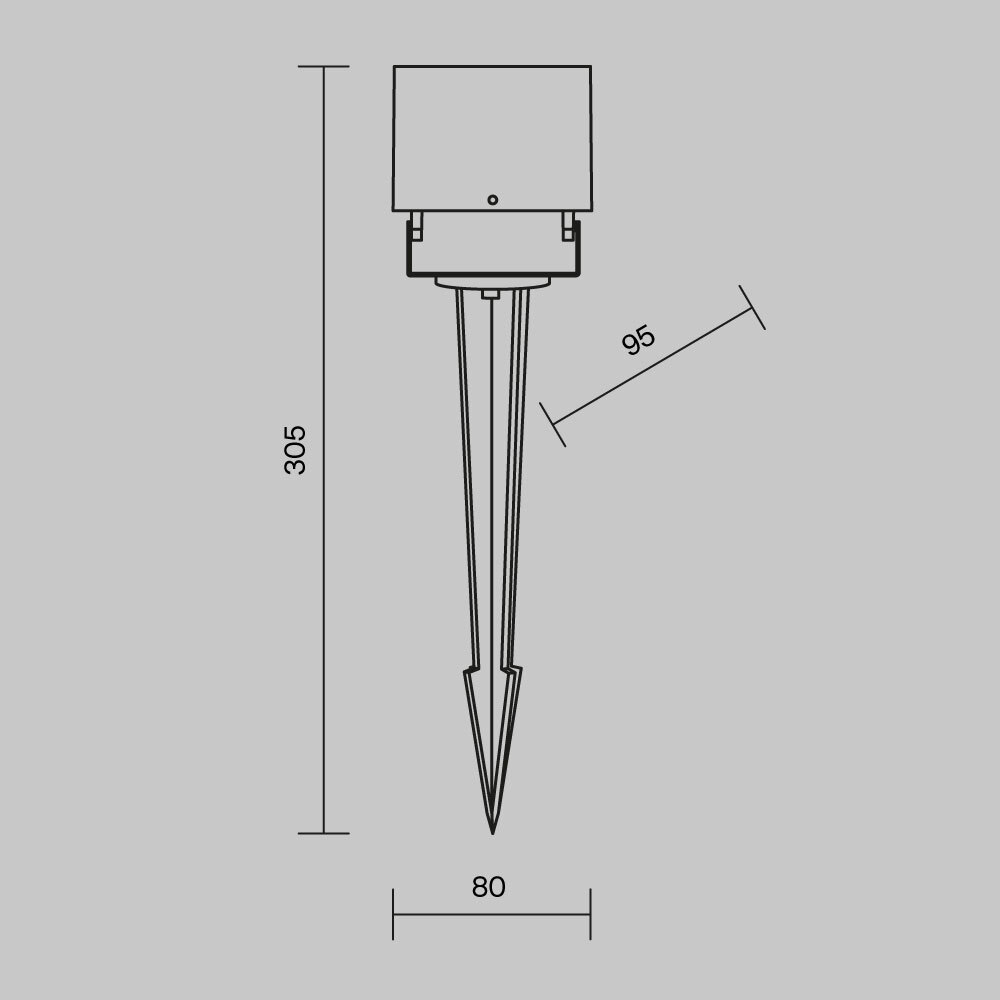 Ландшафтный светильник Outdoor O309FL-L8B3K, фото 2