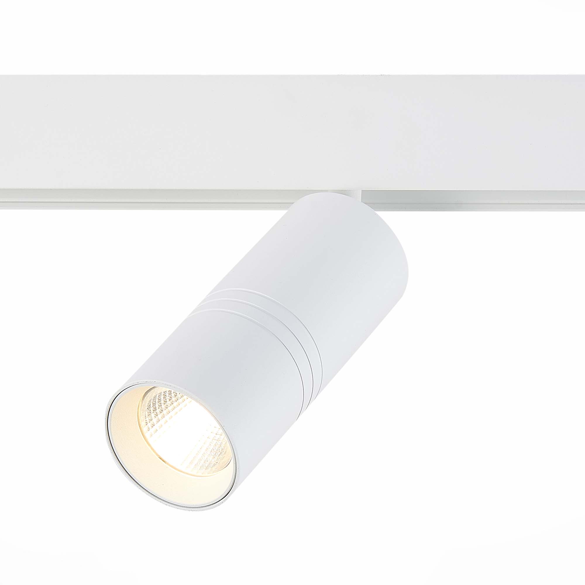 ST365.536.18 Магнитный трековый светильник белый LED 1*18W 3000K 1 530Lm Ra>80 36° IP20 L-xW60xH148 СКАЙЛАЙН 48V, фото 1