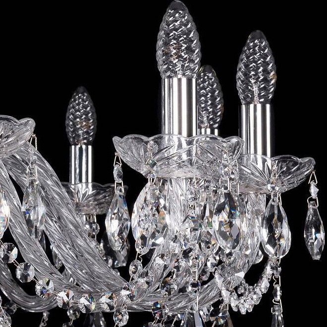 Подвесная люстра Bohemia Ivele Crystal 1402 1402/12/300/Ni, фото 3
