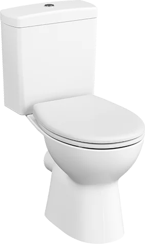 9864B003-7201 Напольный безободковый (нижний подвод) унитаз S10 SmoothFlush c термопластовым сиденьем микролифт, фото 1