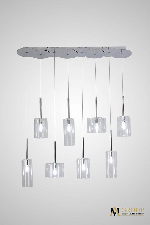 Подвесная люстра AM-Group AM355 AM355-8CLEAR, фото 3