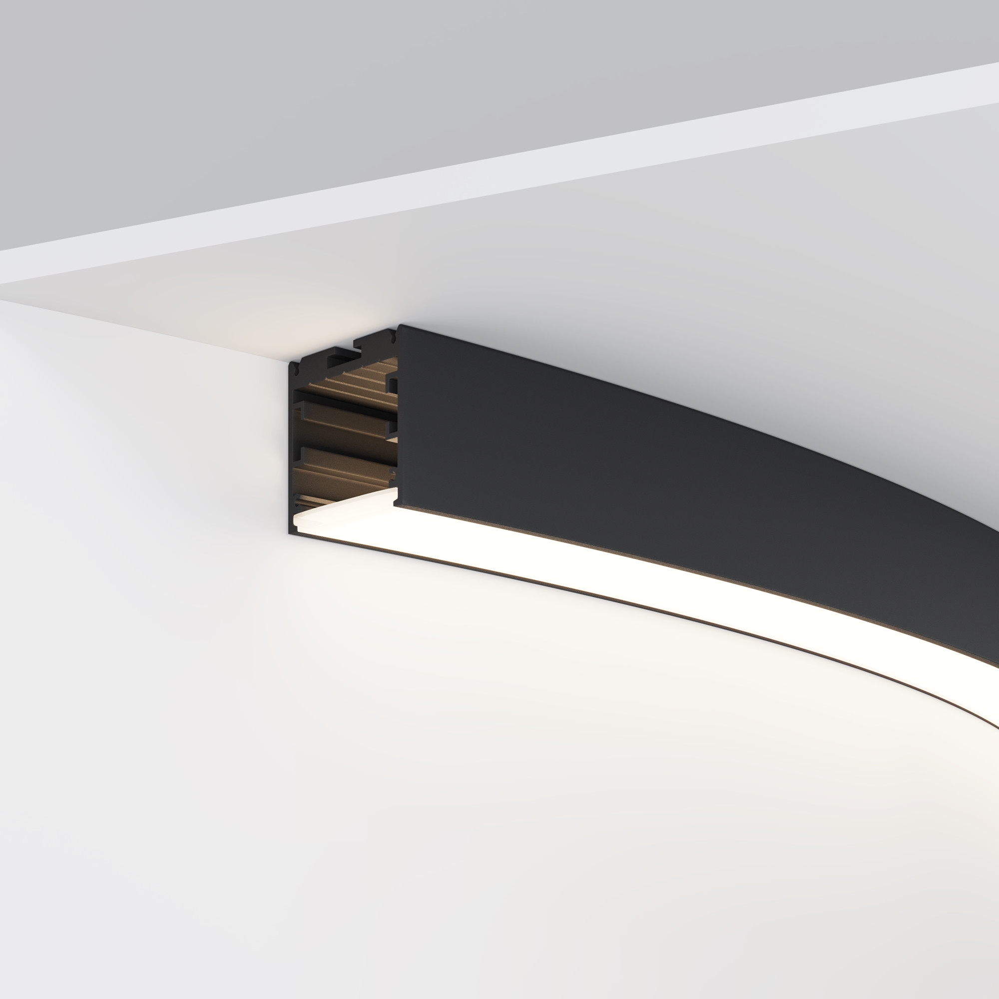 Профиль Led Strip ALM-3535R-B-D-45°-1.5M, фото 4