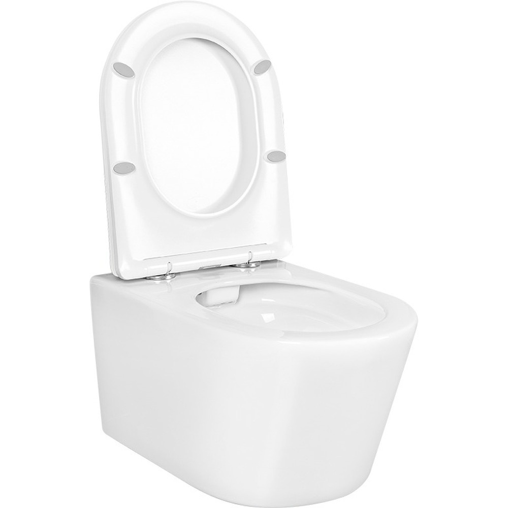 AQ5026-00 Крышка-сиденье тонкое soft-close для AQ1363B-00 / AQ1363W-00 / AQ1253W-00/AQ1365T-00, фото 5