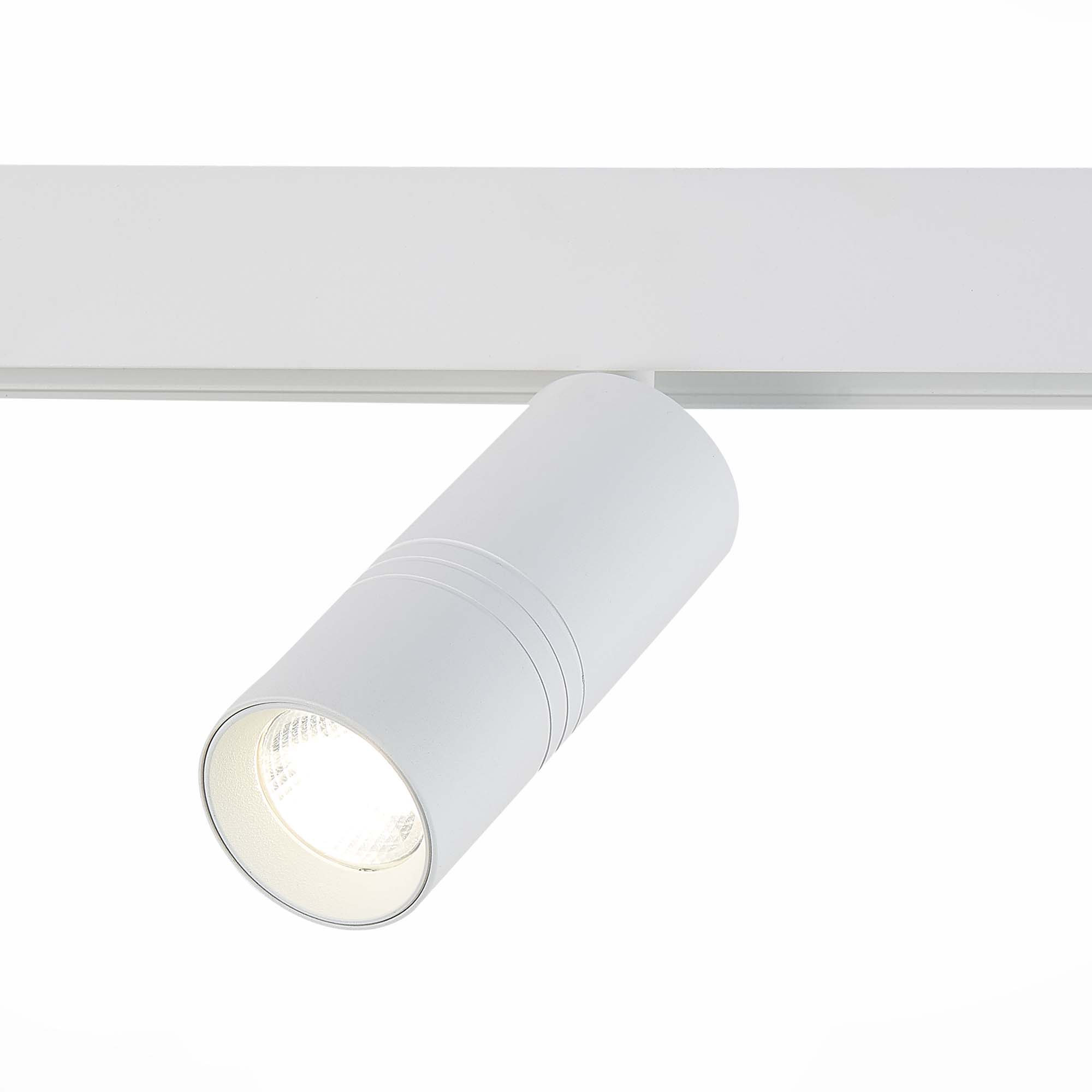 ST365.546.18 Магнитный трековый светильник белый LED 1*18W 4000K 1 530Lm Ra>80 36° IP20 L-xW60xH148 СКАЙЛАЙН 48V, фото 1