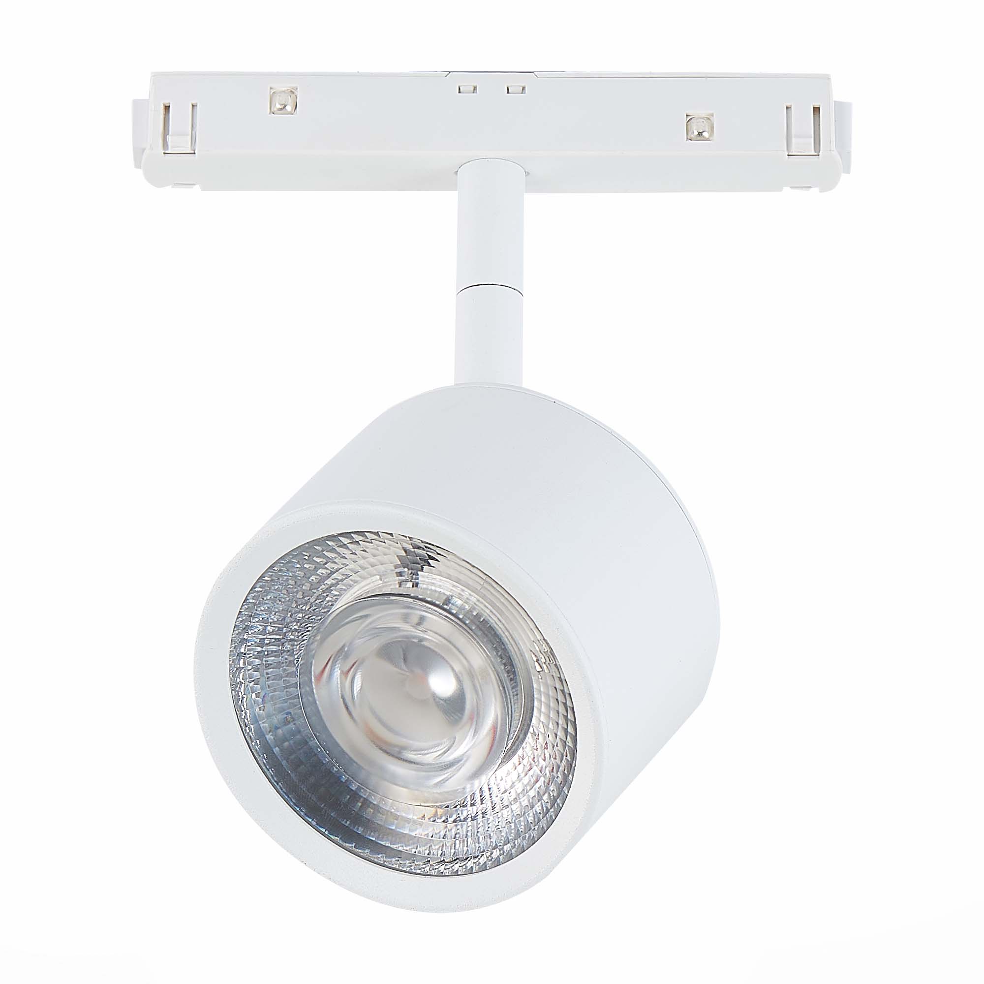 ST353.536.06 Магнитный трековый светильник белый LED 1*6W 3000K 560Lm Ra>80 36° IP20 L120xW81xH138 4 СКАЙЛАЙН 48V, фото 3