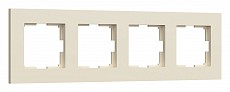 Рамка на 4 поста Werkel Slab (айвори софт) W0042962