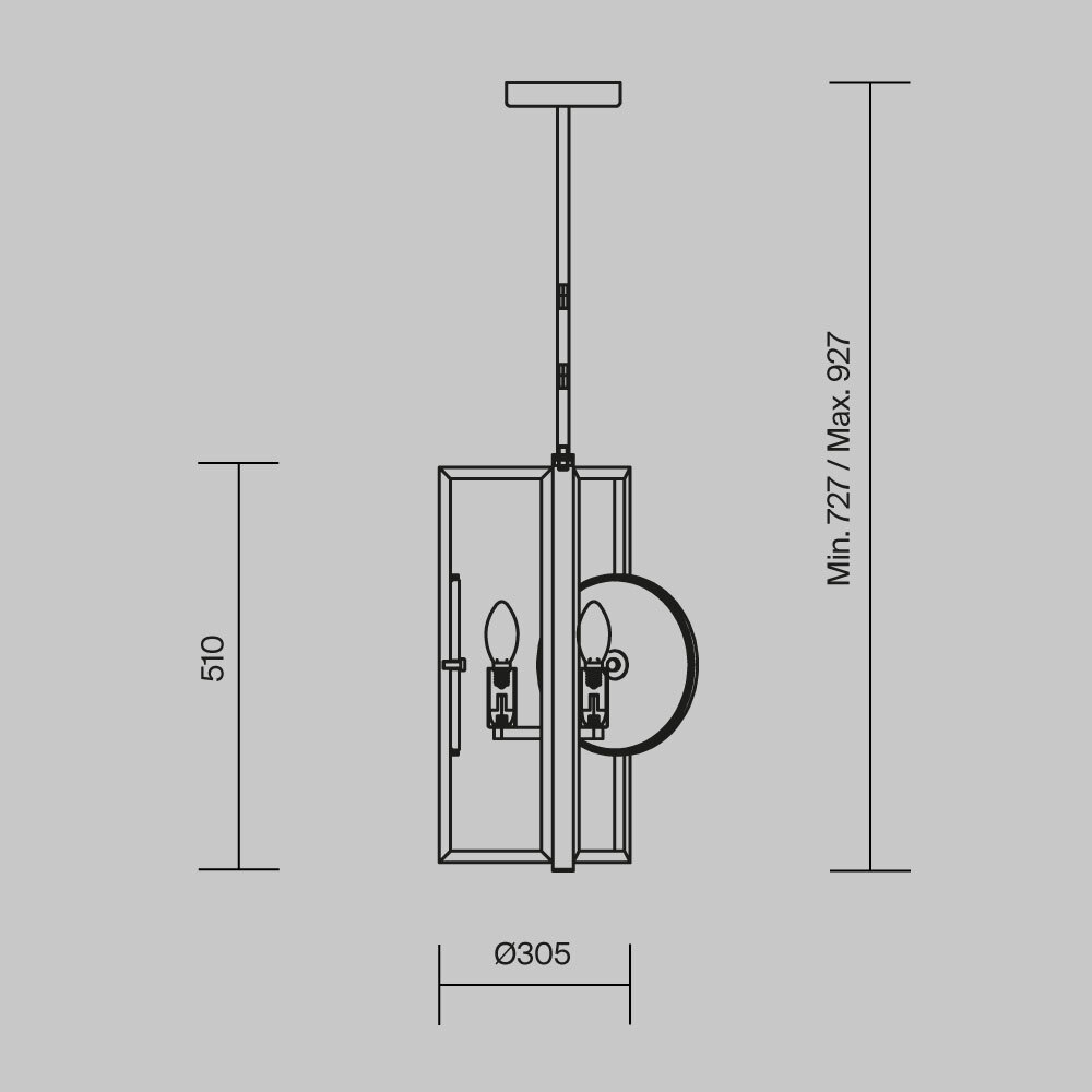 Подвесной светильник Maytoni MOD099PL-03G, фото 3