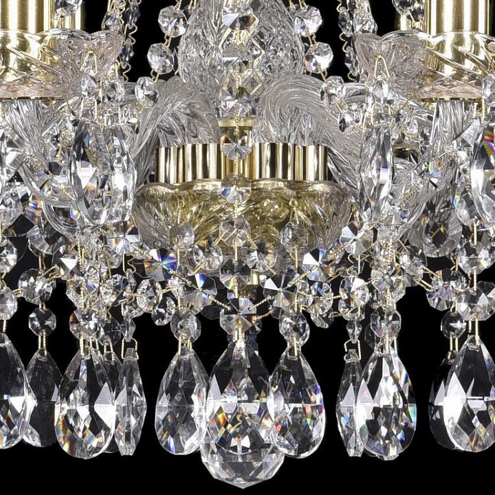 Подвесная люстра Bohemia Ivele Crystal 1413 1413/6/165/G, фото 4