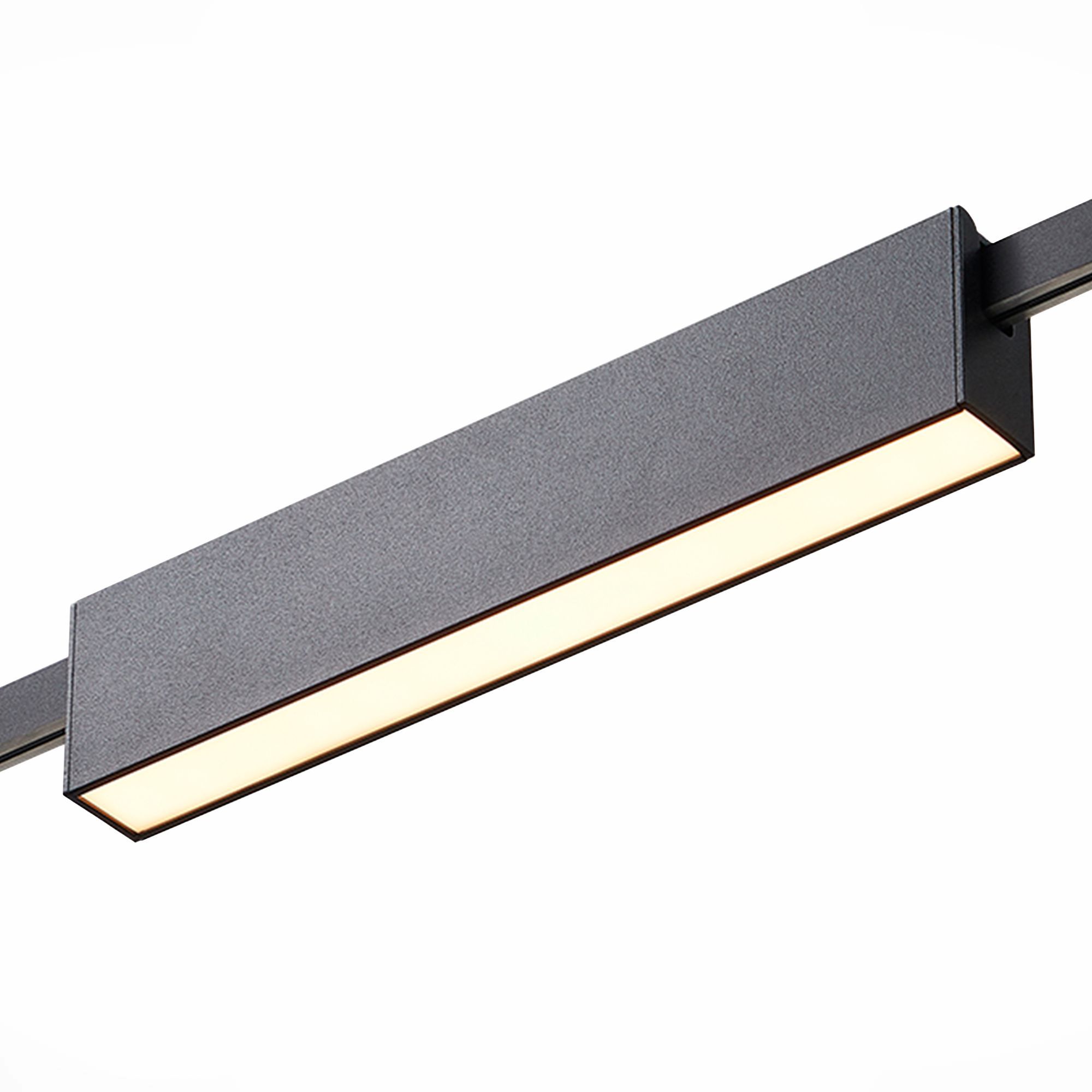 ST817.446.12 Магнитный трековый светильник FARM Черный LED 1*12W 4000K 576Lm Ra90 120 IP20 L232xW24 ФАРМ