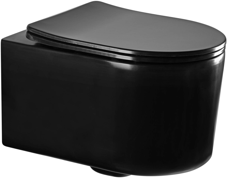 SET AQUATEK МИЯ-MB-049 4в1 (рама AQUATEK Standard INS-0000020+ крепеж KKI-0000002+клавиша KDI-0000049+унитаз AQ2004-MB с тонким сиденьем soft-close, фото 3