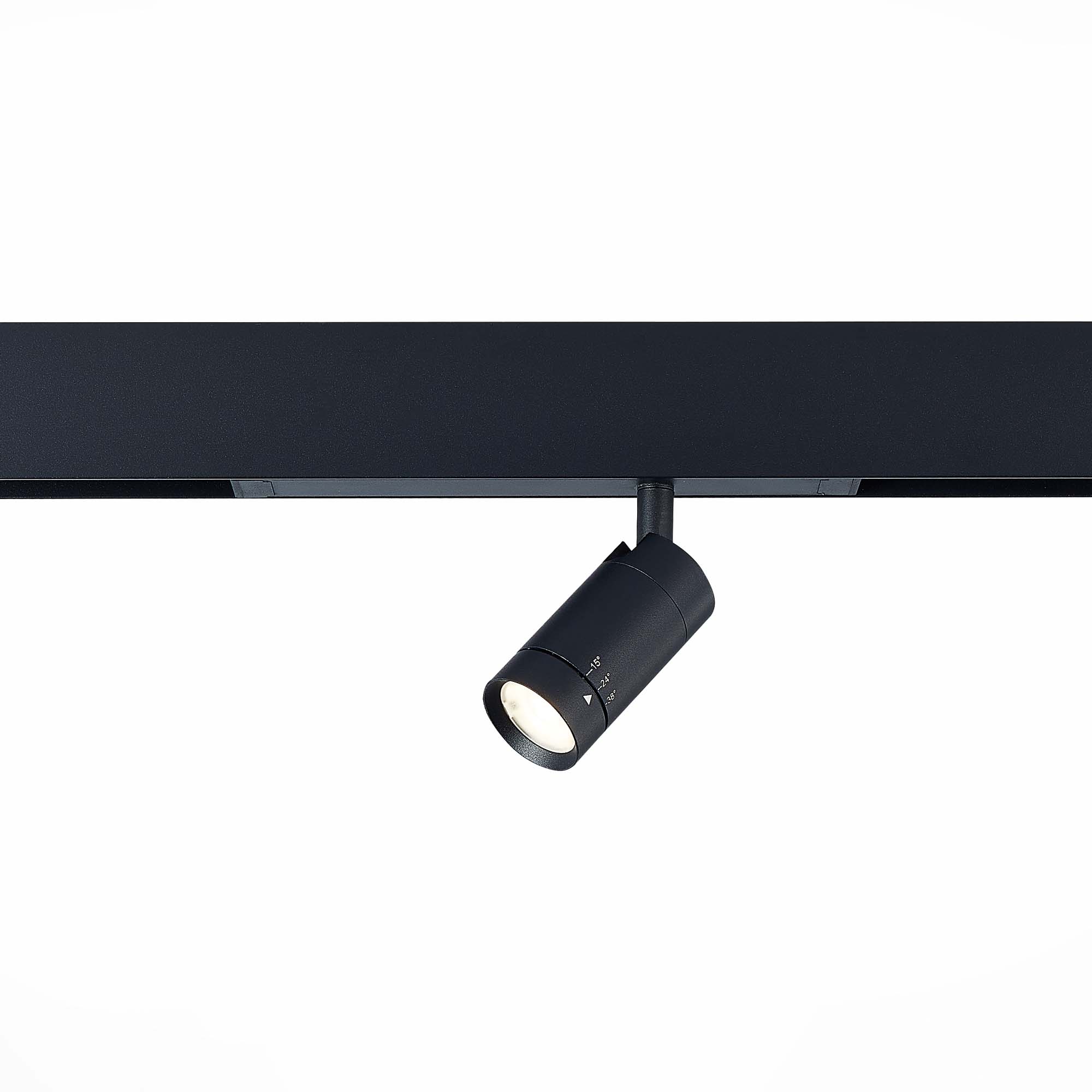 ST658.496.07 Св-к трек. SMART Zoom Черный LED 1*7W 2700K-6000K 400Lm Ra>90 15-38 IP20 D40xH90 220V СКАЙЛАЙН 220V, фото 1