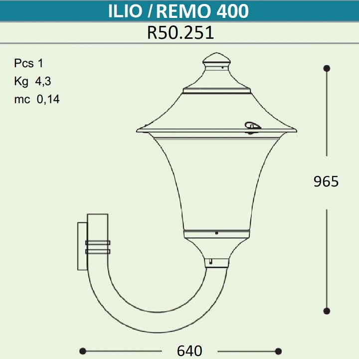 Светильник на штанге Fumagalli Remo R50.251.000.AYE27, фото 5