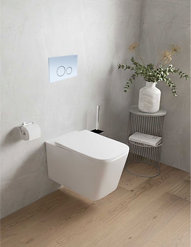 SET AQUATEK НИКА-016 4в1 (рама AQUATEK Standard INS-0000012+крепеж KKI-0000002+клавиша KDI-0000016+унитаз НИКА AQ2009-00 с тонким сиденьем soft-close), фото 3