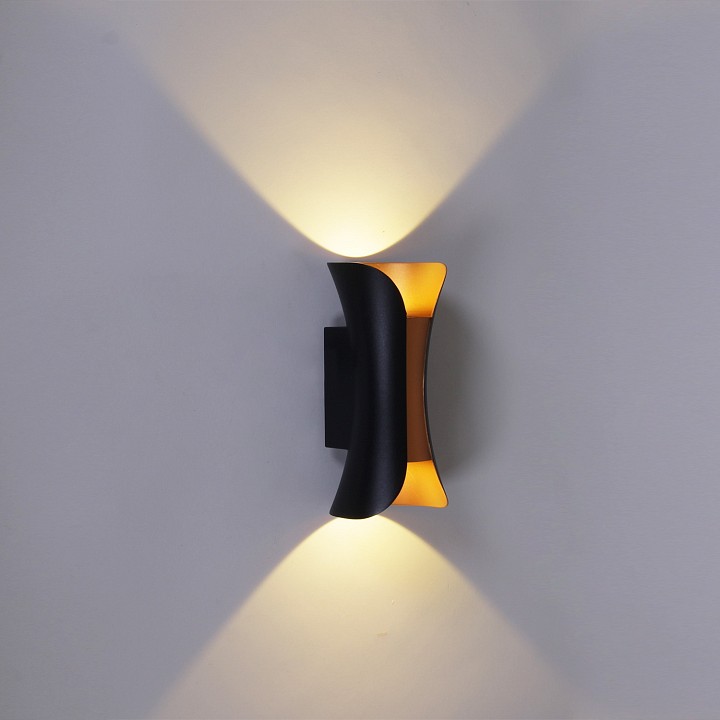 Накладной светильник Reluce  86852-9.2-002KT LED2*5W BK+GD, фото 2