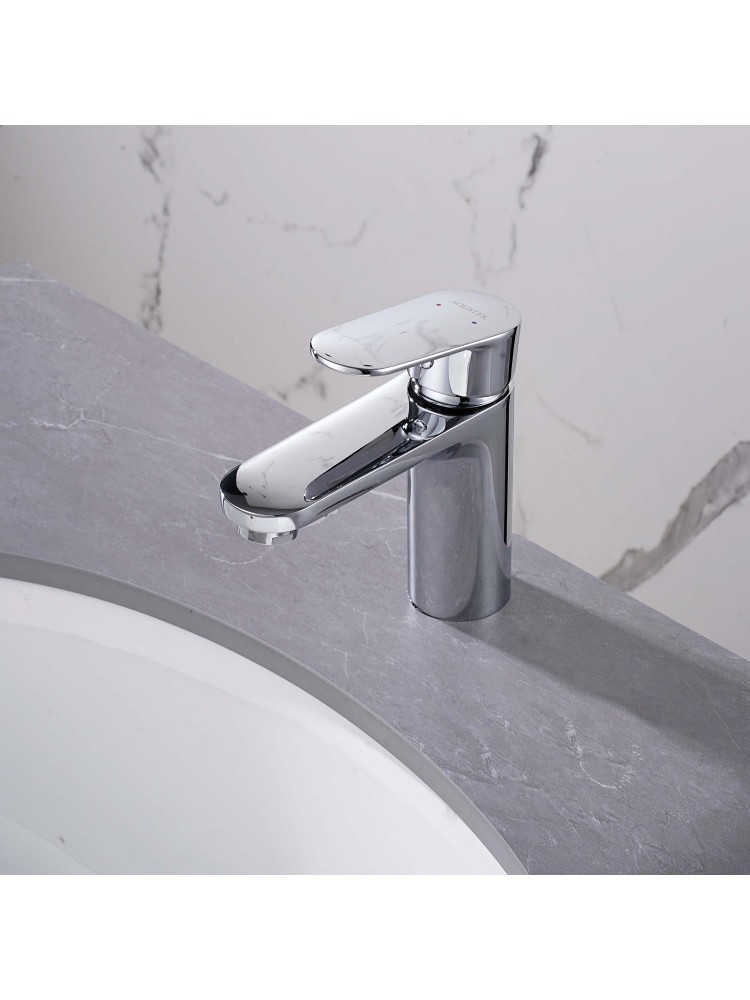 AQ1810CR НИКА смеситель для раковины 90 без донного клапана, фото 9