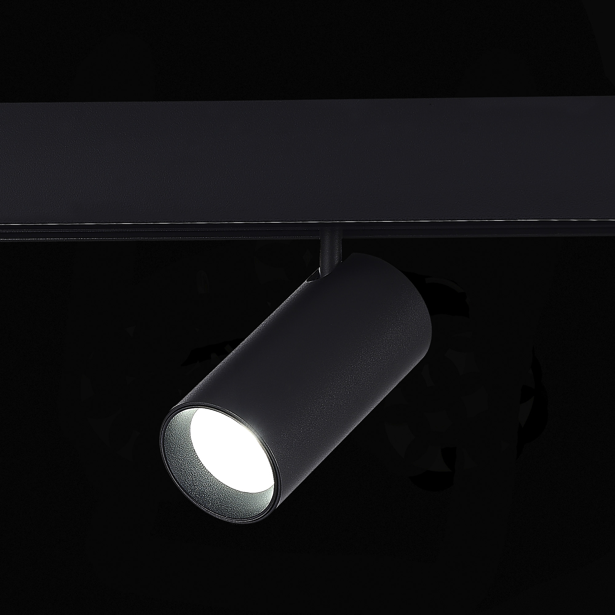 ST375.406.12.1 Магнитный трековый светильник SMART Черный LED 1*12W 2700K-6500K 1 080Lm Ra90 36о IP2 СКАЙЛАЙН 48V, фото 1