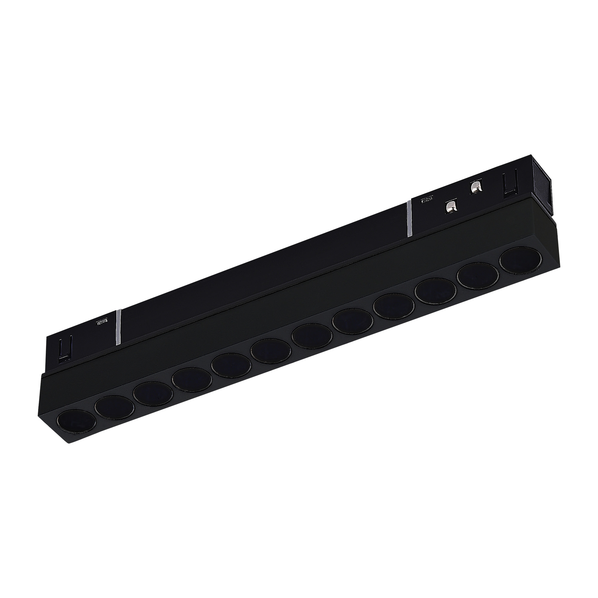ST806.446.12 Магнитный трековый светильник Черный LED 1*12W 4000K 550Lm Ra>90 36° IP20 L220xW22xH44 СКАЙЛАЙН 48V, фото 3
