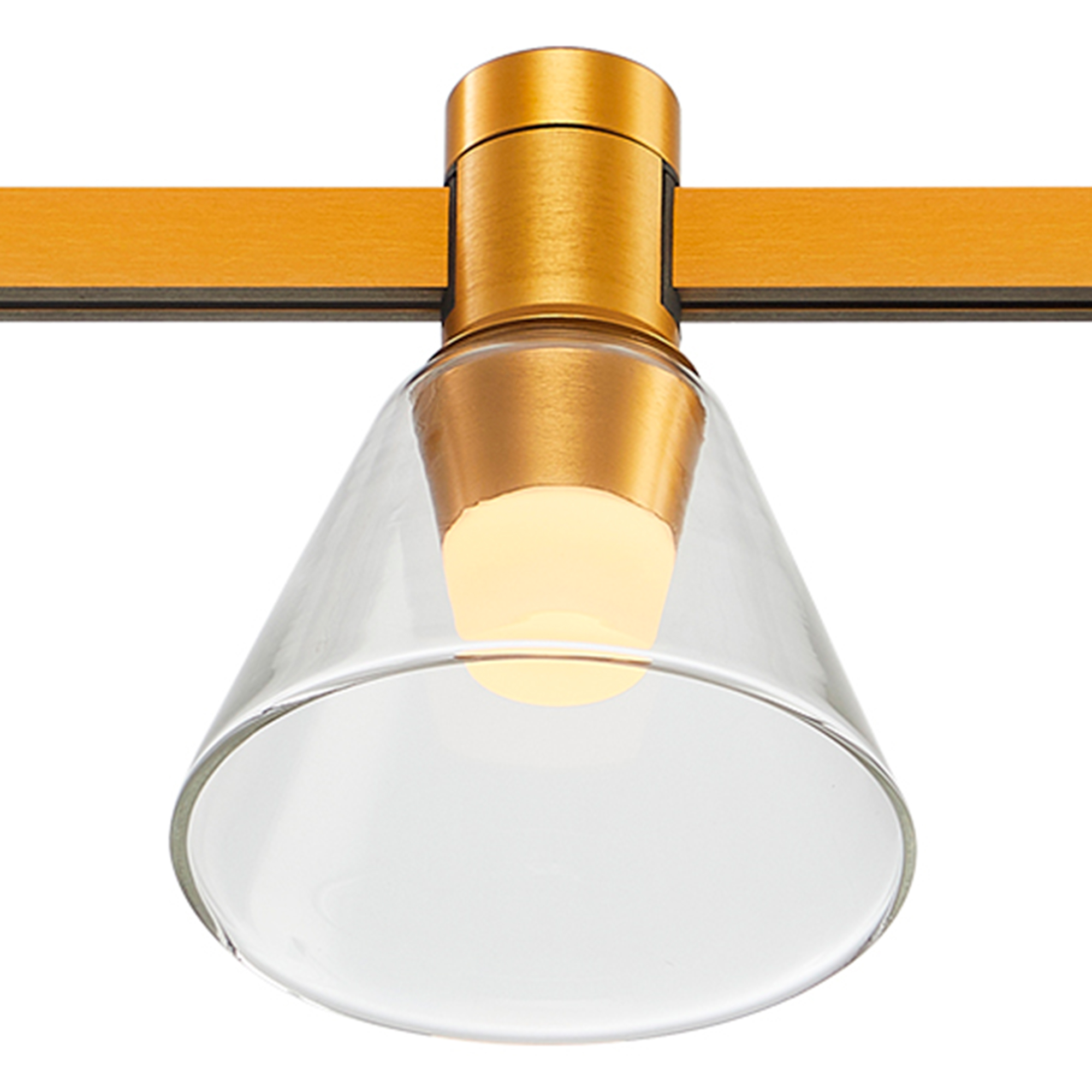 ST814.206.03 Магнитный трековый светильник FARM Золотистый LED 1*3W 3000K 89Lm Ra90 120 IP20 D90xH10 ФАРМ, фото 3