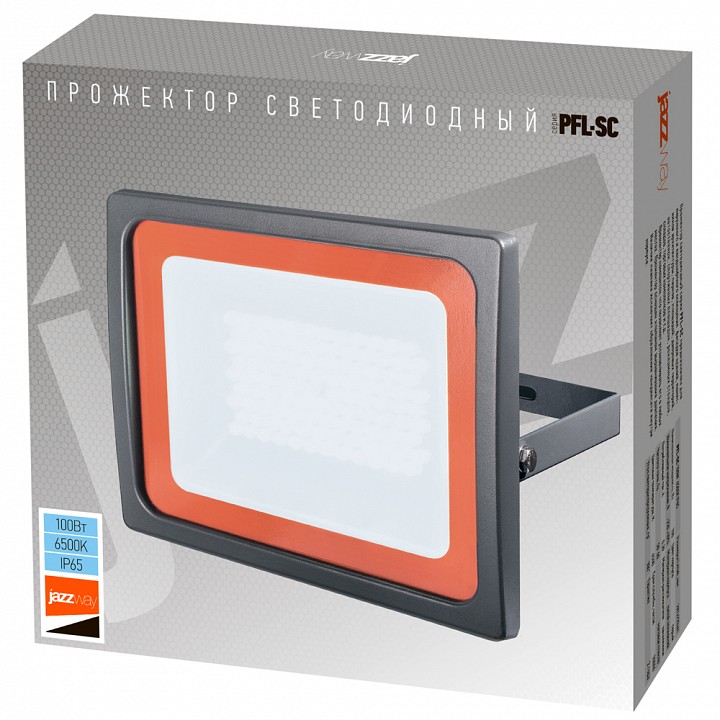 Настенно-потолочный прожектор Jazzway PFL-SC-100W 6500K IP65, фото 5