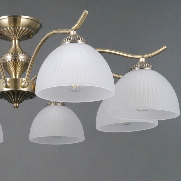 Люстра на штанге ILLUMICO  IL0896-8CSQ-26 AB ELITE, фото 4