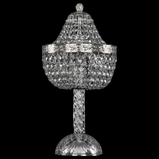 Настольная лампа декоративная Bohemia Ivele Crystal 1911 19111L4/H/20IV Ni, фото 2