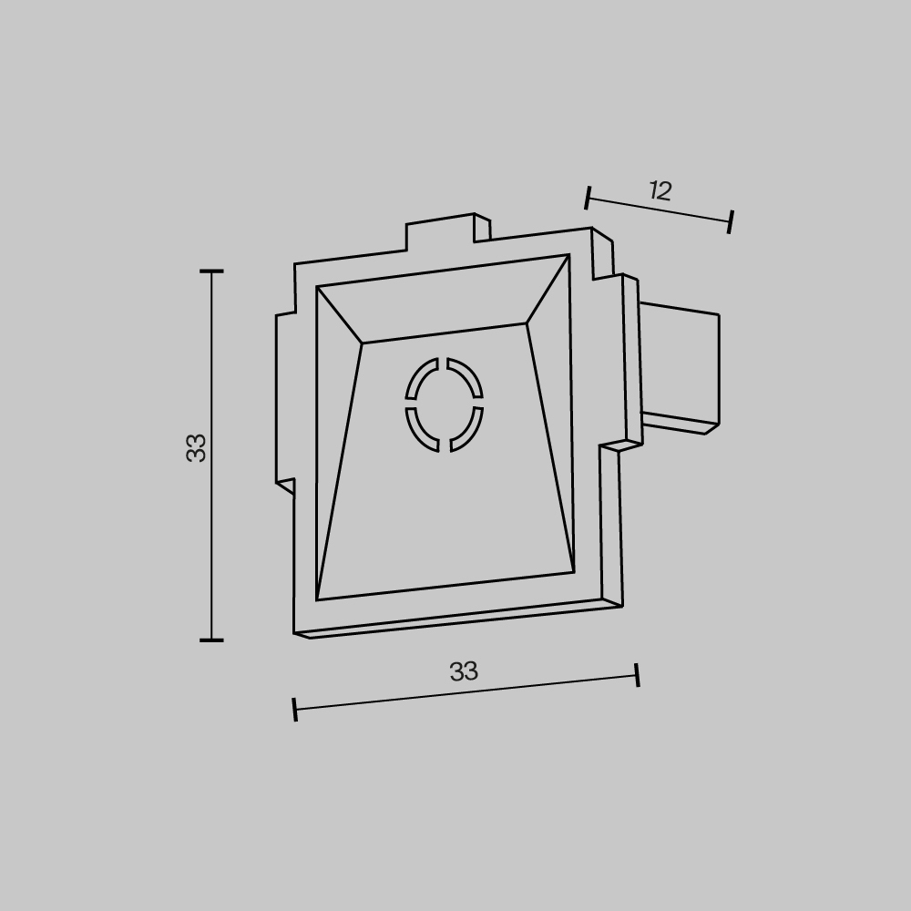 Комплектующие для встраиваемой трековой системы Technical TRA084EC-12B, фото 4