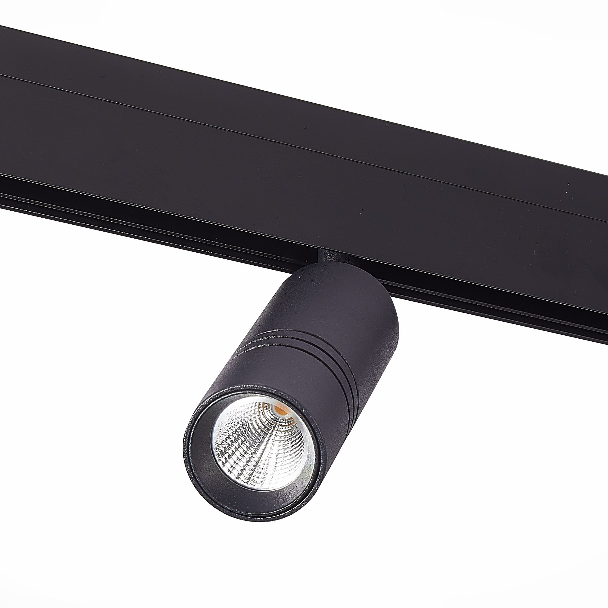 ST365.446.12 Магнитный трековый светильник Черный LED 1*12W 4000K 1 020Lm Ra>90 36° IP20 D44xH130 48 СКАЙЛАЙН 48V, фото 2