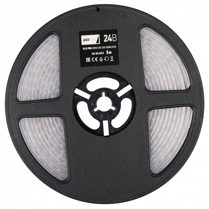 Лента светодиодная Jazzway PLS PRO PLS PRO 2835/120-24V - 3000K IP65 5m, фото 1