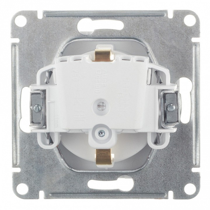 Розетка с заземлением без рамки Systeme Electric AtlasDesign ATN000143, SE ATN000143, фото 4