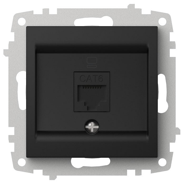Розетка Ethernet RJ-45 без рамки Elbi Eleсtriс Zena Vega 609-014800-247, фото 3