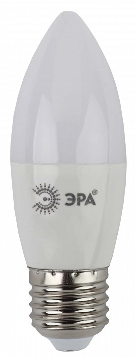 Лампа светодиодная Эра E27 10Вт 4000K LED B35-10W-840-E27 R, фото 3