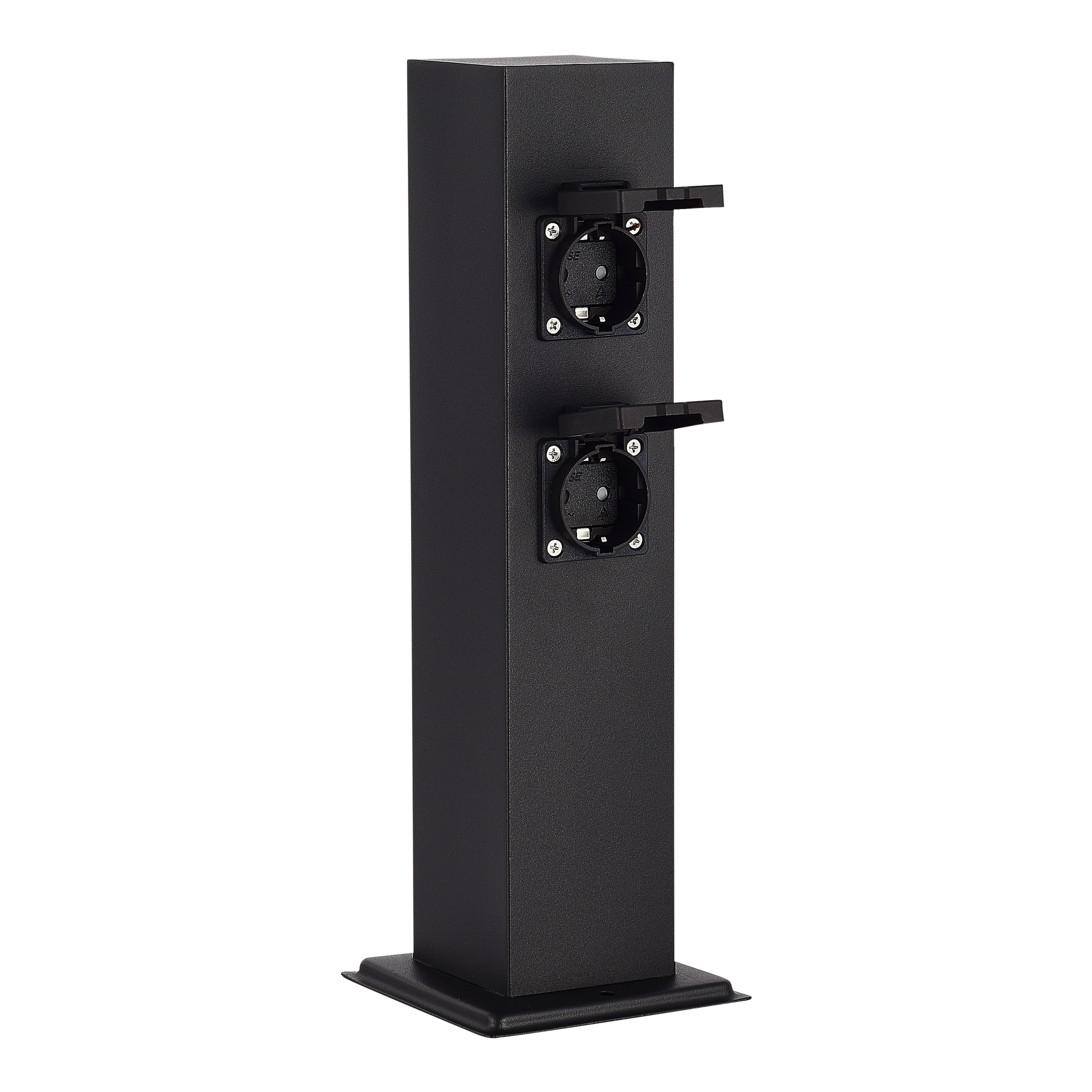 SL9012.415.00 Столб уличный 4 розетки ST-Luce черный 3500W SOCKET, фото 1