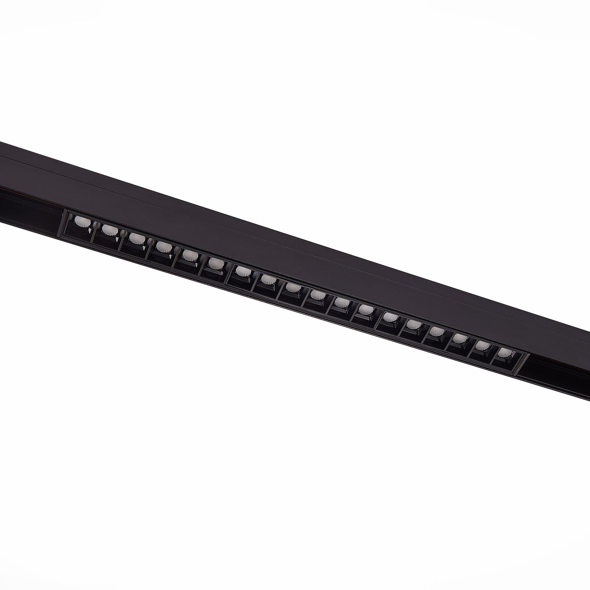 ST361.436.18 Магнитный трековый светильник Черный LED 1*18W 3000K 1 407Lm Ra>90 36° IP20 L331xW22xH4 СКАЙЛАЙН 48V, фото 2