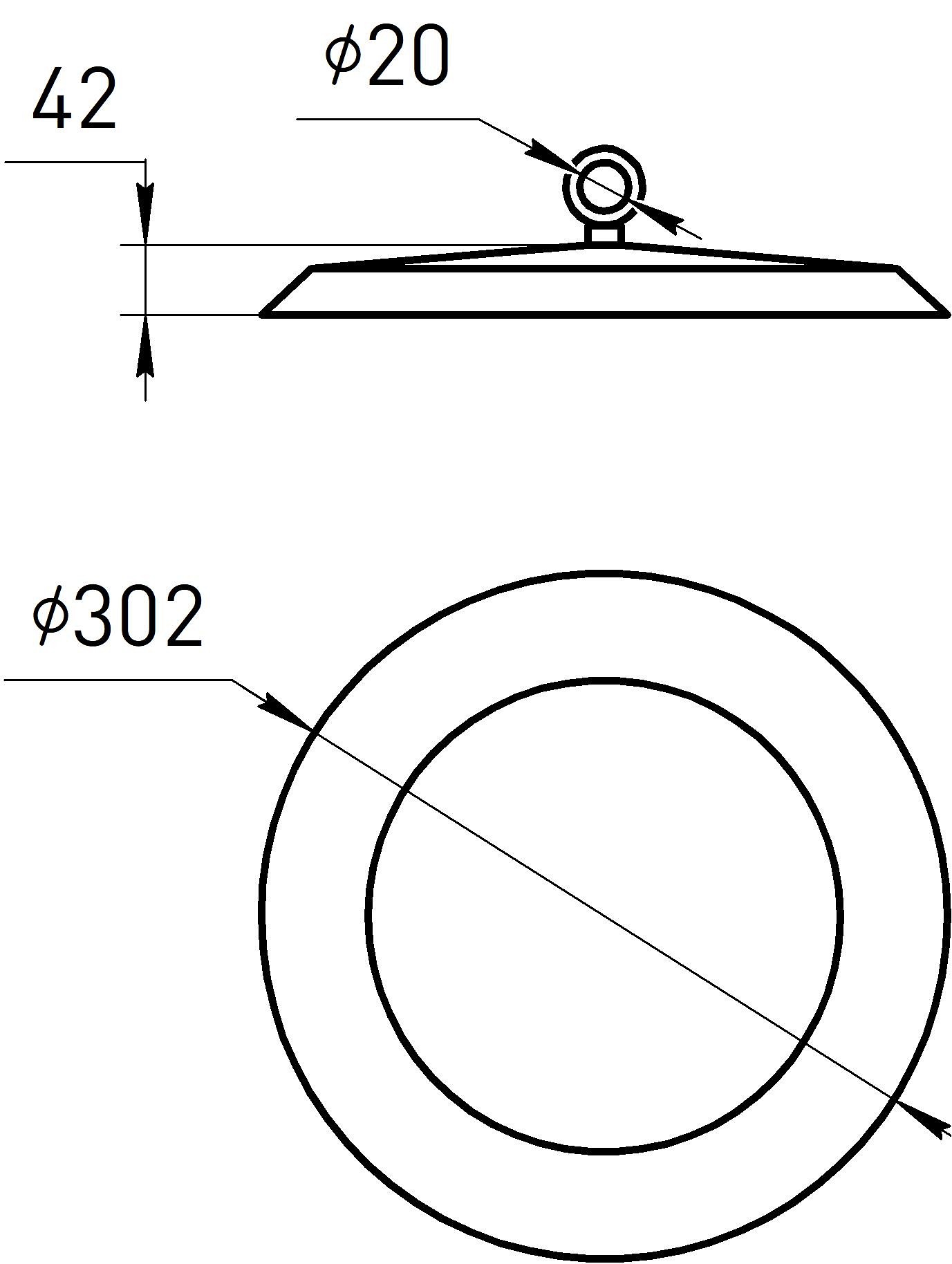 Подвесной светильник Эра SPP-402-0-65K-150, фото 2