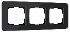 Рамка на 3 поста Werkel Elite (черный, стекло) W0032448