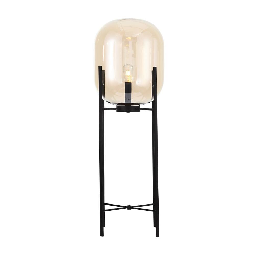 SL1050.525.01 Торшер ST-Luce Черный/Коньячный E27 1*40W (из 2-х коробок) БУРАСКА, фото 4