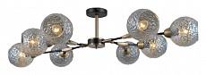 Люстра на штанге ILLUMICO  IL0253-8CSQ-79 BK AB