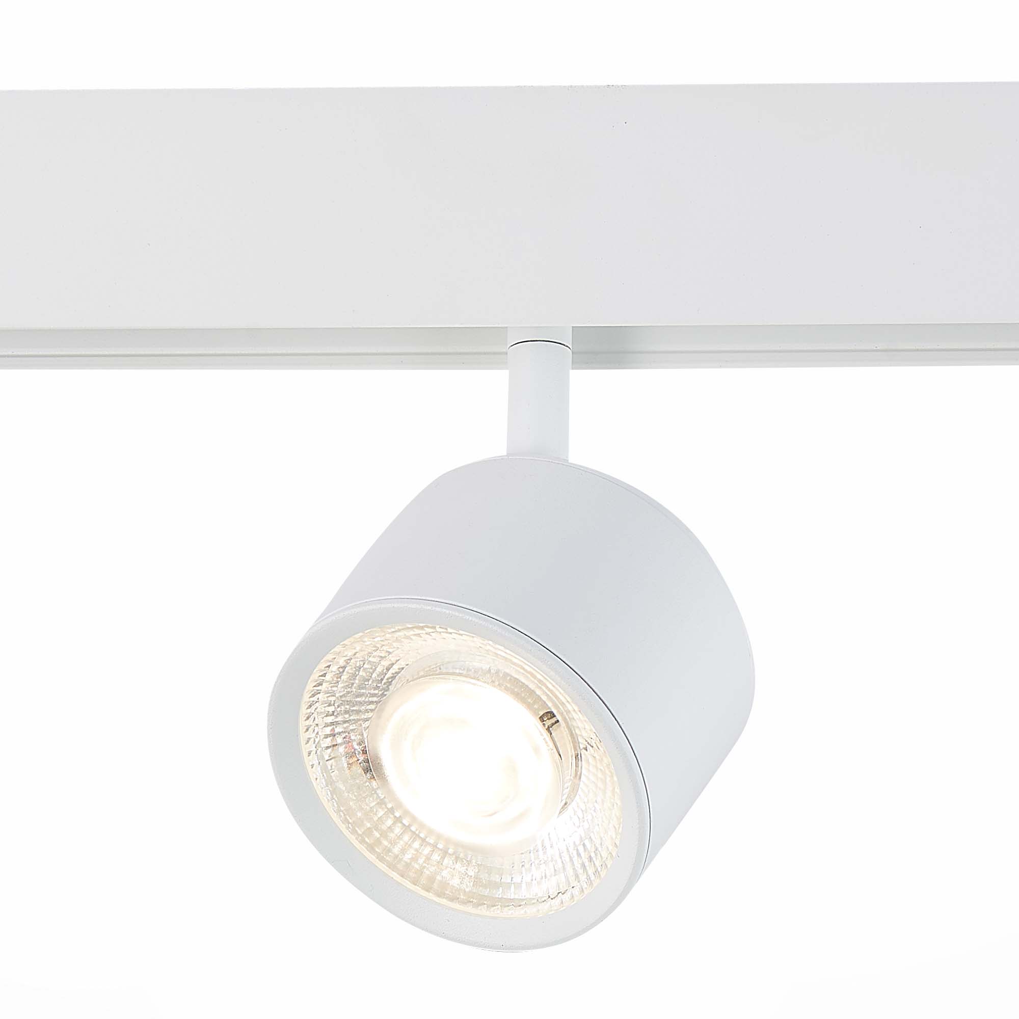 ST353.546.06 Магнитный трековый светильник белый LED 1*6W 4000K 560Lm Ra>80 36° IP20 L120xW81xH138 4 СКАЙЛАЙН 48V, фото 1