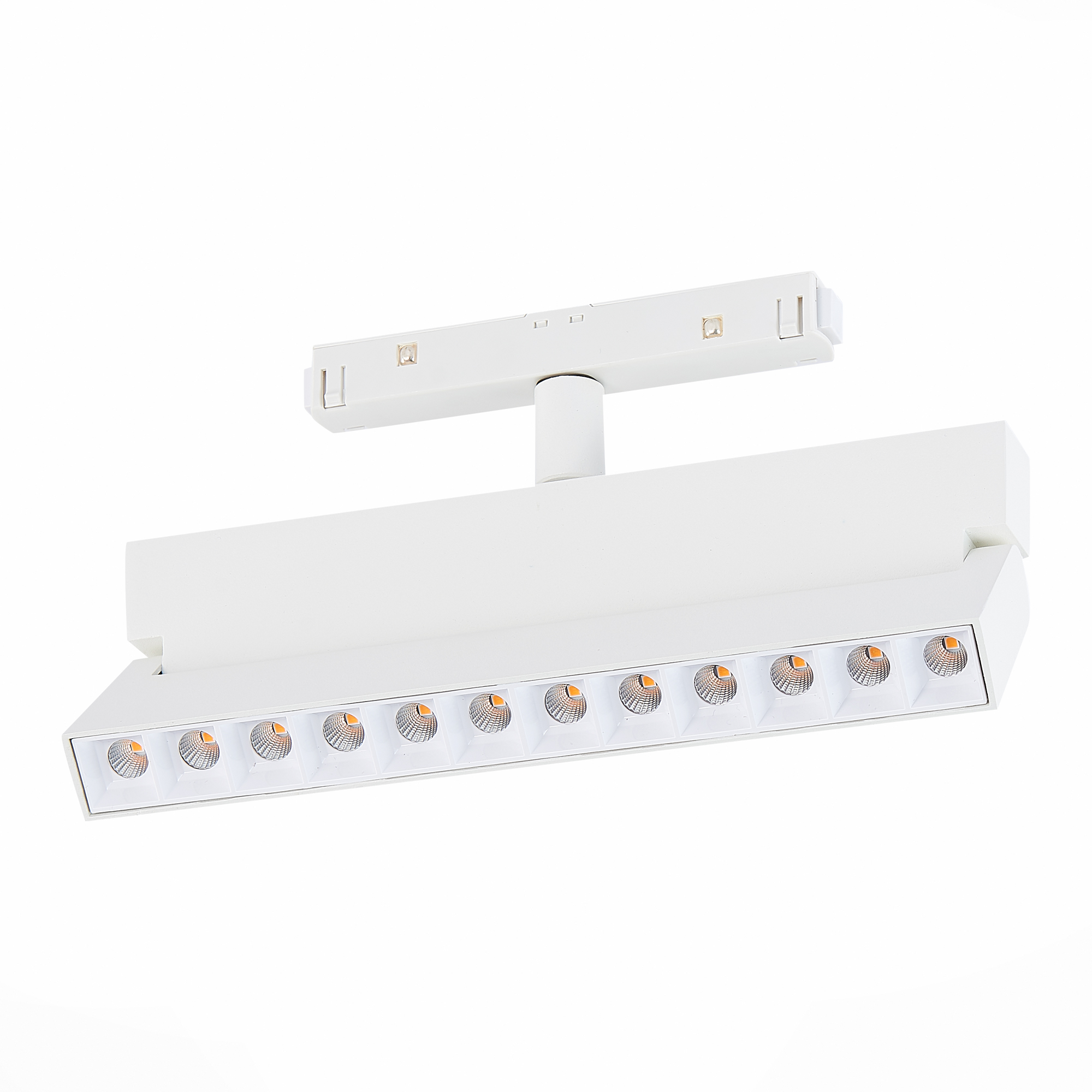 ST362.536.12 Магнитный трековый светильник белый LED 1*12W 3000K 1 009Lm Ra>80 36° IP20 L219xW22xH13 СКАЙЛАЙН 48V, фото 3