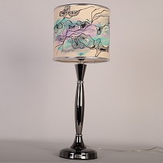 Настольная лампа декоративная Manne TL.7734-1BL TL.7734-1BL (абстракция 1) лампа настольная 1л, фото 1