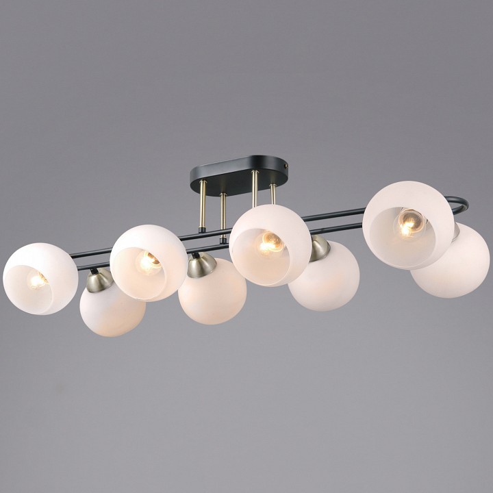 Потолочная люстра ILLUMICO TRENTO IL0790-8CSQ-25 BK AB TRENTO, фото 3