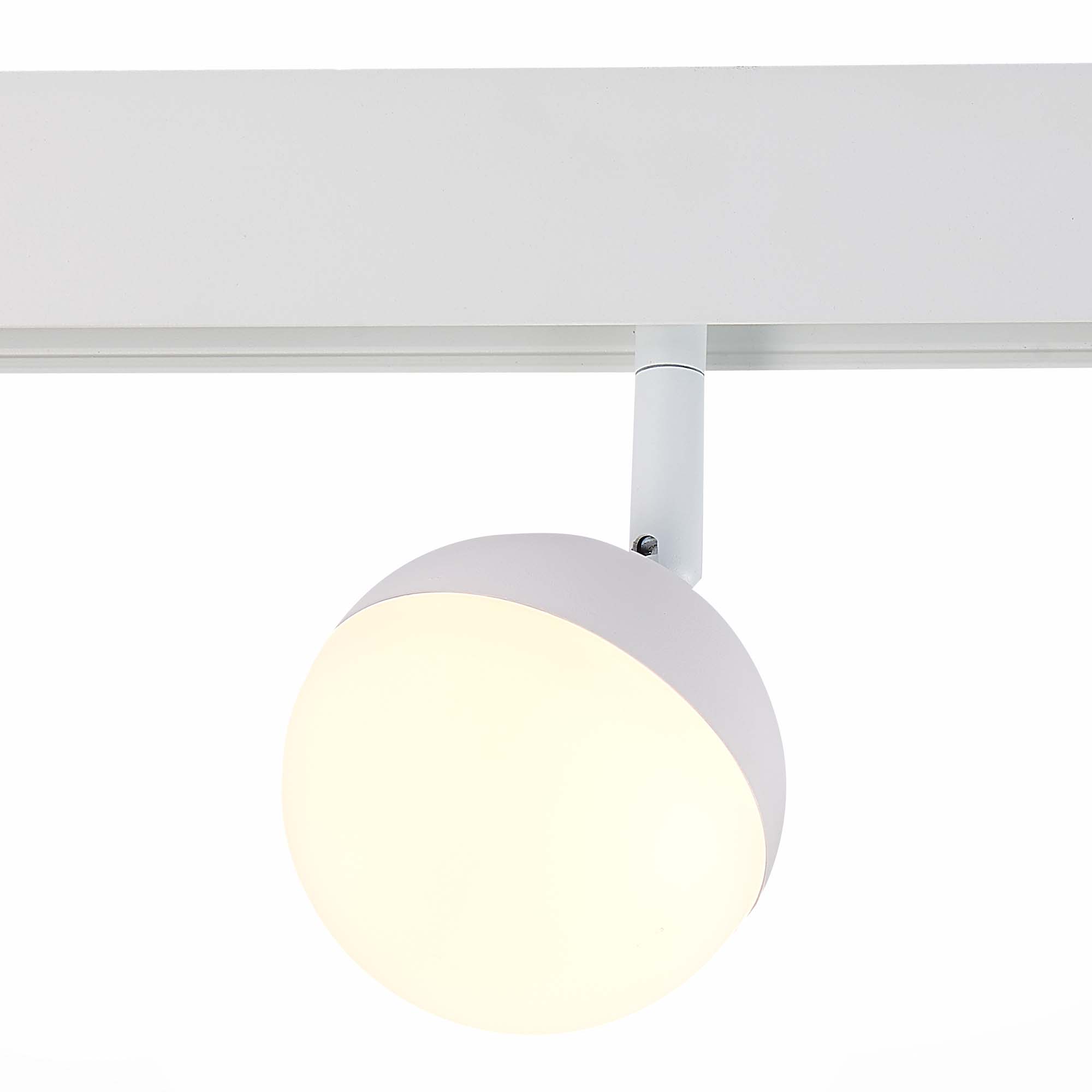 ST358.536.07 Магнитный трековый светильник Белый LED 1*7W 3000K 520Lm Ra>80 120° IP20 L120xW90xH192 СКАЙЛАЙН 48V, фото 1