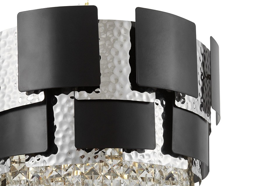 Подвесная люстра LUMINA DECO Kruvia LDP 7045-400 BK+CHR, фото 6
