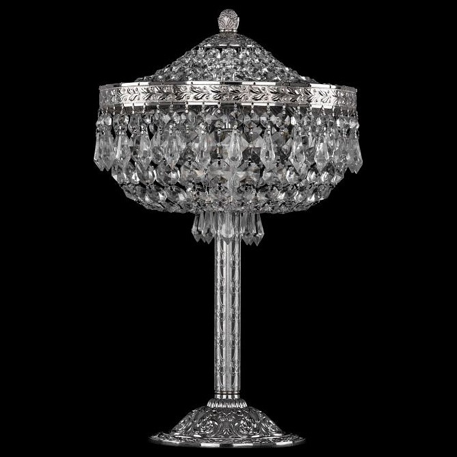Настольная лампа декоративная Bohemia Ivele Crystal 1927 19271L6/25IV Ni, фото 2