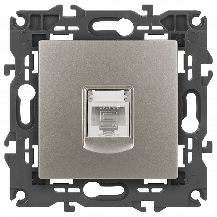 Розетка Ethernet RJ-45 без рамки Эра Эра Elegance 14-3107-16, фото 2