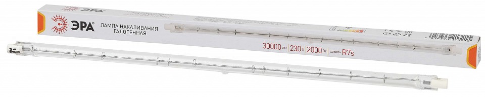Лампа галогеновая Эра  R7s 2000Вт 3000K J333-2000W-R7s-230V, фото 2