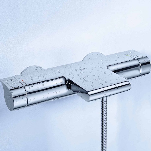 34174001 Grohtherm 2000 Термостатический смеситель Смесители для ванны (XL Waterfal), хром, фото 4