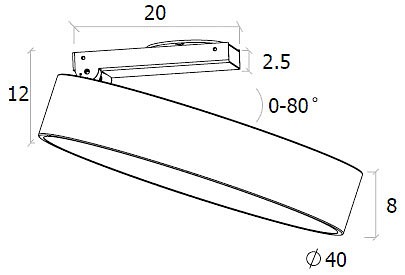 Спот DesignLed UF UF034-40-WH-NW, фото 2