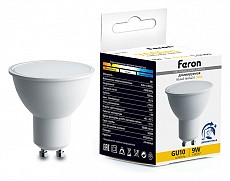 Лампа светодиодная Feron LB-561 GU10 9Вт 2700K 51061, фото 1